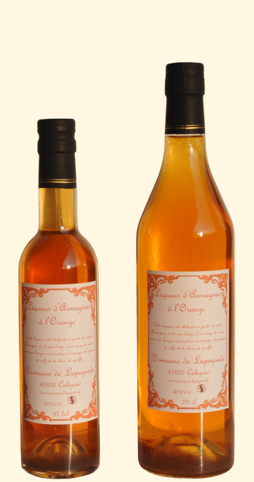 Bouteille de liqueur  l'Armagnac.